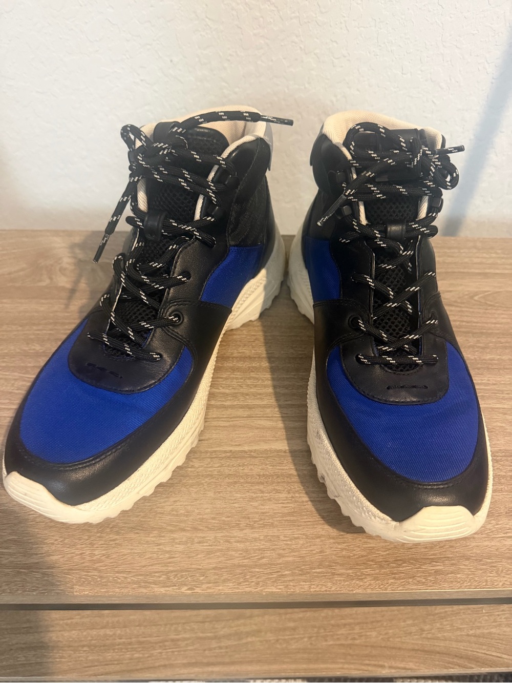 Coach Cream and Black Canvas Sneaker Interior - Picture 1 of 6
